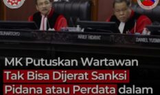 Putusan MK Perkuat Perlindungan Pers, Ketum SIJI Beri Apresiasi Tinggi