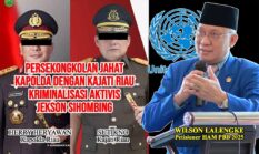 Berulangkali Mangkir dari Persidangan Jekson Sihombing, Wilson Lalengke: Ini Persekongkolan Jahat Kapolda dengan Kajati Riau