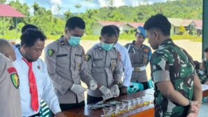 pemberantasan narkoba di lingkungan satuan, Yonif TP 804/DBAY menerima Sosialisasi P4GN Pencegahan, Pemberantasan, Penyalahgunaan dan Peredaran Gelap Narkoba dari personel Polda Papua Tengah