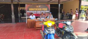 Polres Nabire Ringkus Komplotan Jambret Jalan Trikora, Pelaku Terancam 9 Tahun Penjara.