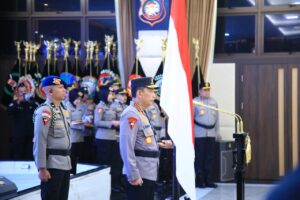 ​Kapolri Pimpin Upacara Kenaikan Pangkat 47 Pati.