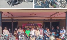 Hasil Operasi Sikat Noken 2026: Polres Nabire Ungkap 13 Kasus Kejahatan 3C dan Amankan 104 Sepeda Motor